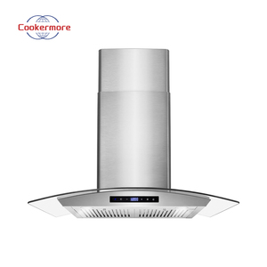 Phong cách treo tường bằng thép không gỉ điều khiển cảm ứng điện phạm vi mui xe với lớp một hiệu quả năng lượng 21 m/phút tốc độ khí thải - Product Image 5