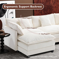 VONLIVA Fabrik Maßgefertigtes Einsitziges Sofa-Set Modernes Design Quadratische Form Stoff Wohnzimmer Kinder-Lounge-Möbel