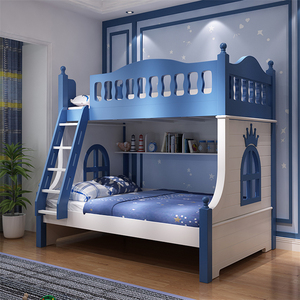 <span class=keywords><strong>Cama</strong></span> litera para niños, juego de muebles para dormitorio, <span class=keywords><strong>cama</strong></span> <span class=keywords><strong>doble</strong></span> de madera maciza <span class=keywords><strong>con</strong></span> tobogán - Product Image 4