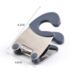 ที่หนีบหม้อสแตนเลส TPR พร้อมที่หนีบช้อน สำหรับอุปกรณ์ครัว - Product Image 5
