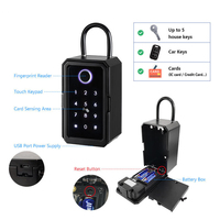 TTlock Boîtes de sécurité Wifi Mot de passe Empreinte digitale intelligente Numérique Cerradura Inteligente Tuya Boîtes de verrouillage électroniques portables