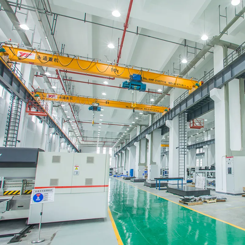 Maximum Performance 10t Electric Workshop Bridge Crane Safety Hoisting Machinery