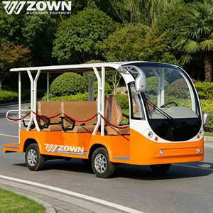 Autobús Turístico Eléctrico Descapotable de 14 Plazas ZOWN Directo de Fábrica, Certificado CE, para Recorridos Turísticos en Sitios Panorámicos y Ciudades, 2 Años de Garantía - Product Image 1