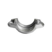 High Precision 304 Stainless Steel Fasteners Durability Resistant High Temperature Rust Double Pipe Clamps OEM Rigid Joint