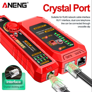 เครื่องทดสอบสายเคเบิลเครือข่าย M469C  RJ45 RJ11 LAN พร้อมฟังก์ชั่นติดตามสายไฟ - Product Image 3