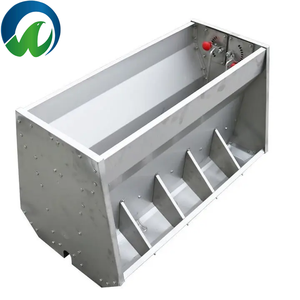 Thép không gỉ đôi khe vải máng ăn tự động cho lợn heo con trang trại động vật chăn nuôi gia cầm thiết bị - Product Image 6