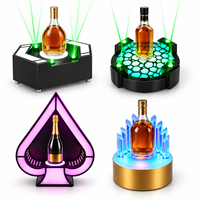Support de bouteille de champagne laser ZhonNa, présentoir lumineux pour vin, support VIP pour spiritueux, accessoire pour instrument de test lumineux de bar KTV