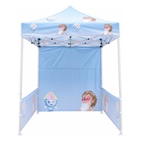 Tonnelle pliante 38 mm en PVC avec impression de logo personnalisée, gazebo monocouche imperméable pour événements sportifs et expositions en extérieur