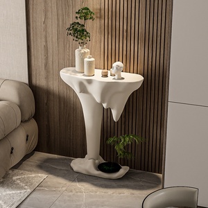 <strong>Small</strong> Modern Luxury Art Console <strong>Table</strong> with Classic Mountain River Design <strong>for</strong> Entryway Living Room Entry <strong>Hallway</strong> Home Furniture - Product Image 1