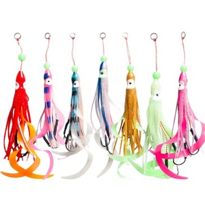 Señuelo de Pesca YJQ54 con Forma de Calamar, 9 cm, 5.15 g, Doble Anzuelo, Señuelo para Pesca en Agua Salada, Cebo para Pesca de Fondo, Pesca en Playa y Océano - Product Image 2