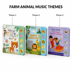Livre sonore interactif pour enfants avec des sons réels d'animaux, reliure parfaite, couverture rigide en carton - Product Image 6