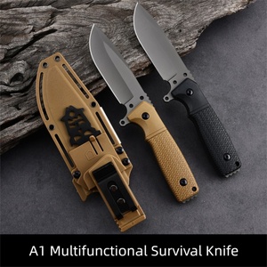 Cuchillo Táctico de Supervivencia Multifuncional Personalizado, Hoja Recta de Acero 440, 24.5 cm de Longitud, para Camping, Caza al Aire Libre, OEM, Nylon - Product Image 4
