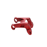 Kit de fixation en aluminium anodisé forgé sur mesure en forme de L, base intérieure pour accessoires automobiles et moto, fixation d'équipement, couleur personnalisée