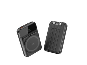 <span class=keywords><strong>Mag</strong></span> Batterie à chargement rapide sûre pour iPhone Charge rapide PD22.5W PowerBank magnétique sans fil Affichage LED avec câbles intégrés - Product Image 2