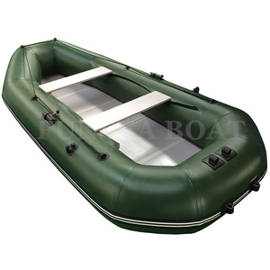Markdown <strong>Sale</strong> <strong>PVC</strong> Inflatable Fishing <strong>Pontoon</strong> Dingy with Engine Rubber Boat with Motor for Surfing and Water Activities - Product Image 3