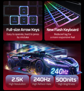 Laptop para Juegos H P HyperX OMEN 16 de Alta Calidad, Pantalla de 16 Pulgadas, 2.5K, 240Hz, Ultra9-290HX Plus/RTX5090, Portátil de Alto Rendimiento M HyperX OMEN 16 - Product Image 6
