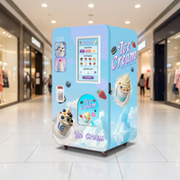Machine à crème glacée molle automatique conçue pour les animaux de compagnie, plusieurs options de saveurs pour créer de la crème glacée adaptée aux chiens.