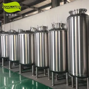 Tanque de líquido móvel de aço inoxidável 100l-5000l, tanque de armazenamento de líquido em aço inoxidável