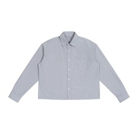 Chemises amples à manches longues en flanelle à carreaux, brodées et boutonnées, de style designer, pour hommes, de haute qualité