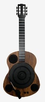 Plateau tournant vertical en bois, style rétro, avec haut-parleurs stéréo intégrés, jeu de plateau, 1 pièce