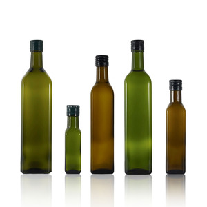 <span class=keywords><strong>Bouteille</strong></span> en verre foncé carrée antique vert Marasca de haute qualité, de qualité alimentaire, vide, de 250 ml, 500 ml, 750 ml, 1000 ml et <span class=keywords><strong>1</strong></span> <span class=keywords><strong>litre</strong></span> pour l'<span class=keywords><strong>huile</strong></span> d'olive - Product Image 6