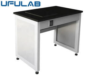 Table <span class=keywords><strong>de</strong></span> balance en acier laminé à froid <span class=keywords><strong>de</strong></span> classe cent mille, design industriel avec plateau en marbre pour hôpital, laboratoire, entrepôt - Product Image 1