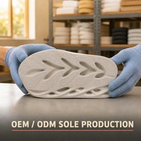 Semelles de chaussures pour hommes et femmes, OEM ODM, en EVA moulé, logo personnalisé, semelle extérieure de course de marathon, amorti, retour d'énergie, vente en gros, usine