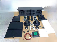 Sistema de Altavoces Line Array de Tres Vías de 12 Pulgadas, para Escenarios Grandes, Audio Profesional para Exteriores, Pasivo de Madera con Neodimio, 2200W, 8ohm, AC