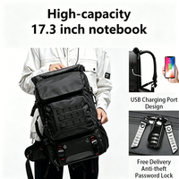 Mochila de Viaje para Exteriores con Compartimento para Zapatos, Carga USB, Correa de Hombro Oculta, Panel Trasero de Malla Transpirable, Gran Capacidad