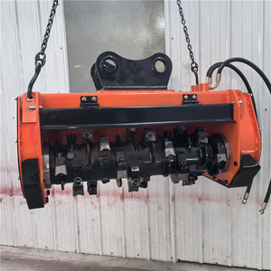 Precio al por mayor Skid Steer Accesorios Mini Excavadoras Cargador Mulcher Forestal Excavadora Mulchers Brush Eater - Product Image 6