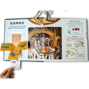 Venta al por mayor de papel y cartón impresión <span class=keywords><strong>3D</strong></span> Pop up <span class=keywords><strong>libro</strong></span> dinosaurio niños Popup libros para niños educativos - Product Image 5