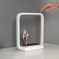 Nouvellement USB capteur tactile chevet veilleuse nouveau Design Mini Art décoration chambre veilleuse avec chargeur sans fil