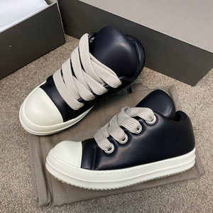 Zapatos Casuales de Cuero Negro de Lujo para Hombre, con Punta Reforzada, Modernos, para Exteriores, para Todas las Temporadas, Estilo Owens - Product Image 1