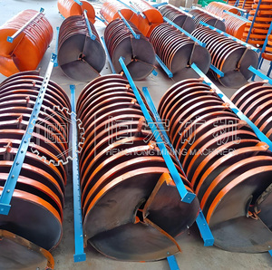 Équipement de retraitement du minerai d'étain, machine de séparation minérale, chute de lavage d'or, chute spirale à vendre - Product Image 2