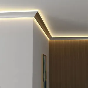 Hồ sơ trần nhôm hiệu suất cao với các kênh góc cao cấp cho hệ thống chiếu sáng Dải LED - Product Image 2