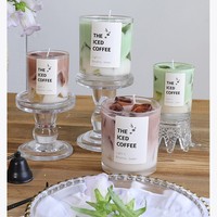 Aromatherapie-Kerze Bestseller Kreative Glaskerze Halbhandgefertigt Party- und Heimdekoration Atmosphärische Rauchfreie Kerze