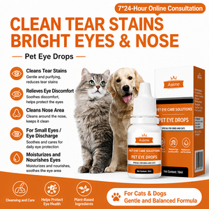 Gouttes ophtalmiques personnalisées <span class=keywords><strong>pour</strong></span> chats et chiens, formule douce qui soulage <span class=keywords><strong>les</strong></span> <span class=keywords><strong>yeux</strong></span> secs, nettoie <span class=keywords><strong>les</strong></span> sécrétions oculaires et élimine <span class=keywords><strong>les</strong></span> taches de larmes - Product Image 6