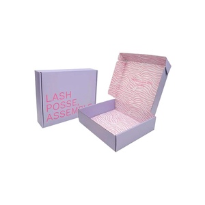 Factory Direct Wholesale Customized Size Recycled Materials Embossing Foldable Corrugated <b>Paper</b> Box Mailer Box for Cosmetics - Product Image 5