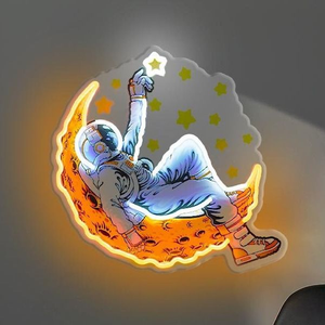 Lampe <span class=keywords><strong>de</strong></span> nuit LED néon personnalisée MACCAN en acrylique, électronique, sur le thème <span class=keywords><strong>de</strong></span> l'astronaute, étanche, couleur RVB, garantie <span class=keywords><strong>de</strong></span> 2 ans, chambres à coucher, salles <span class=keywords><strong>de</strong></span> <span class=keywords><strong>jeux</strong></span> - Product Image 6