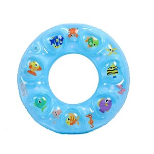 Bouée de natation gonflable pour enfants, motif poisson orange, épaisseur 50-90 mm, pour piscine et plage - Product Image 4