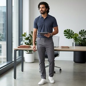 2026 High-quality Men's POLO <b>Shirts</b>, Summer Short-sleeved <b>T</b>-<b>shirts</b>, Men's Lapel Loose Embroidered Polo <b>Shirts</b> - Product Image 1