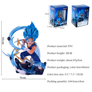 Figurines d'action d'anime en PVC de haute qualité, version Q, Super Saiyan Vegeta Goku <span class=keywords><strong>Broly</strong></span> Zamasu <span class=keywords><strong>Dragon</strong></span> Balls, <span class=keywords><strong>2</strong></span> styles, 10 cm - Product Image 2