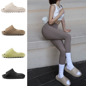 Best-Selling Comfortable Soft Thick Bottom Home <b>Slippers</b> New Design Solid Color EVA Slides Quick-Drying Non-Slip Waterproof - Product Image 3