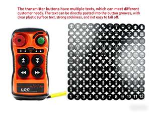 Télécommande de grue étanche à 4 boutons, prix d'usine, fabricant - Product Image 3