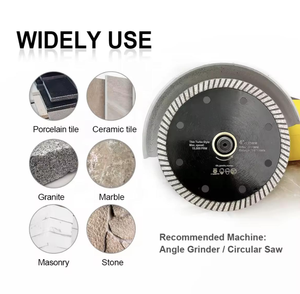 Sıcak Press105MM elmas Turbo kesme aracı taşlama testere bıçağı kesme diski için granit mermer taş seramik karo - Product Image 6