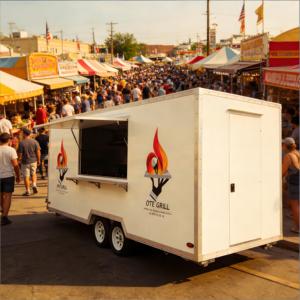 Remolque de BBQ Estilo Texas con Caja Ahumadora y Estación de Corte, Unidad Premium para Carne de Res y Cerdo Deshebrado, Ideal para Críticos de la Comida y Festivales - Product Image 2