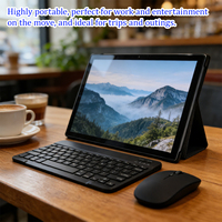 Nouvelle tendance Tablette 2 en 1 WiFi 5G double SIM 10 pouces Octa Core MTK Android12 1280*800 IPS 3 Go de RAM 64 Go de ROM Tablette PC GSM pour les entreprises