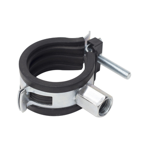 Factory Direct Sale One Side Screw Zinc Plated Heavy Duty Pipe <b>Clamps</b> With Nut - Product Image 1