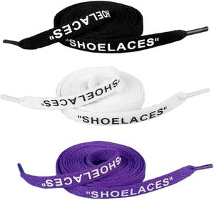 Lacci personalizzati in poliestere stampati con lettere piatte per scarpe da ginnastica tipo pizzo - Product Image 3