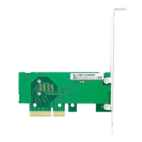 PCIE-8643 PCIe 3.0 X4 Antarmuka Port Tunggal Universal Kartu Adaptor PCIe ke SFF-8643 U.2 NVMe Port Tunggal